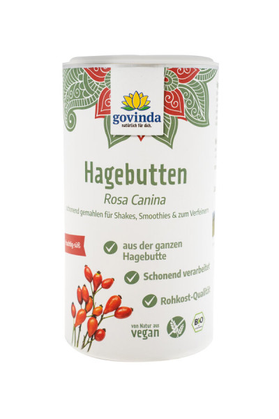 Govinda Hagebuttenpulver Rosa Canina schonend gemahlen