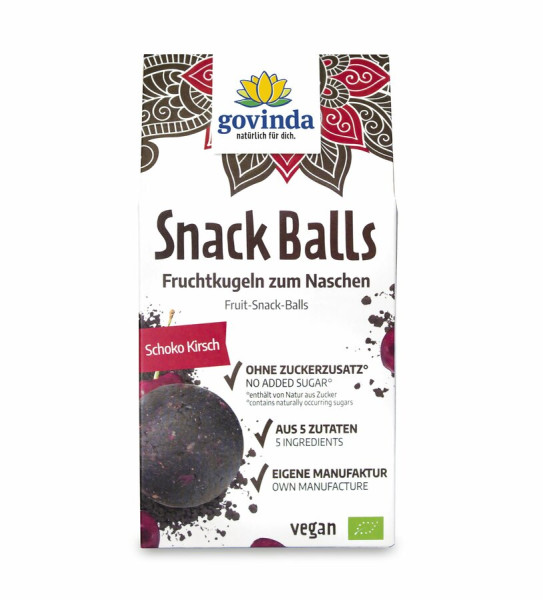 Govinda Snack Balls Schoko Kirsch