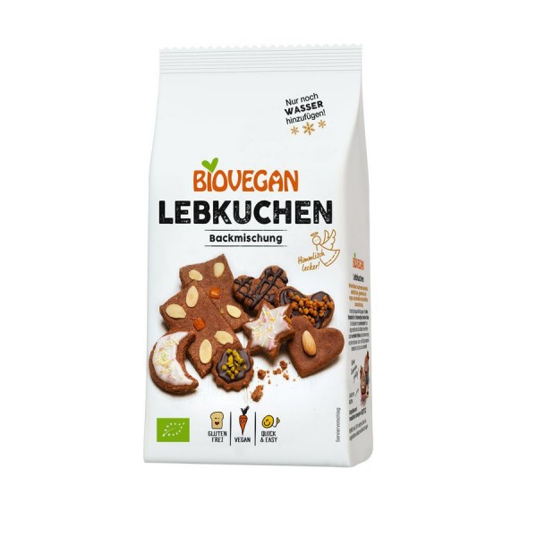 Biovegan Lebkuchen Backmischung, 180g