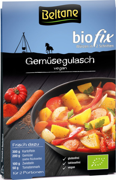 Beltane Beltane Biofix Gemüsegulasch, vegan, glutenfrei, lactosefrei