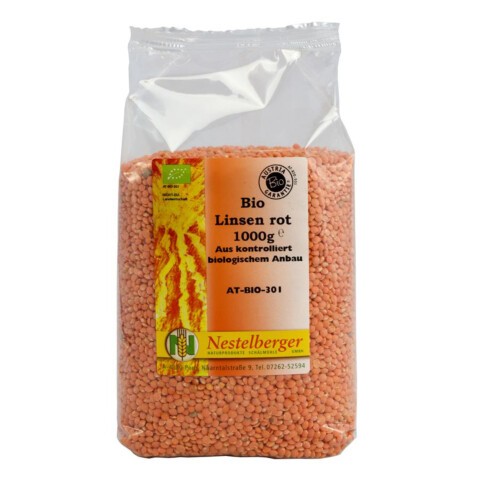 Nestelberger Rote Linsen, 1kg