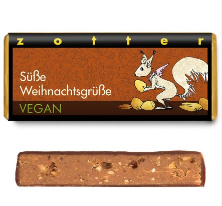 Zotter Süße Weihnachtsgrüße, 70g