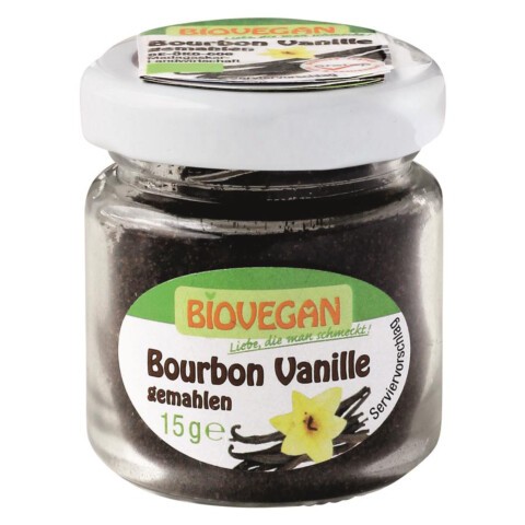 Biovegan Bourbon-Vanille gemahlen, 15g