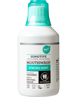 Urtekram Mundspülung STRONG MINT Sensitive, 300ml