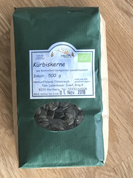 Lebenbauer Kürbiskerne aus der Steiermark., 500g