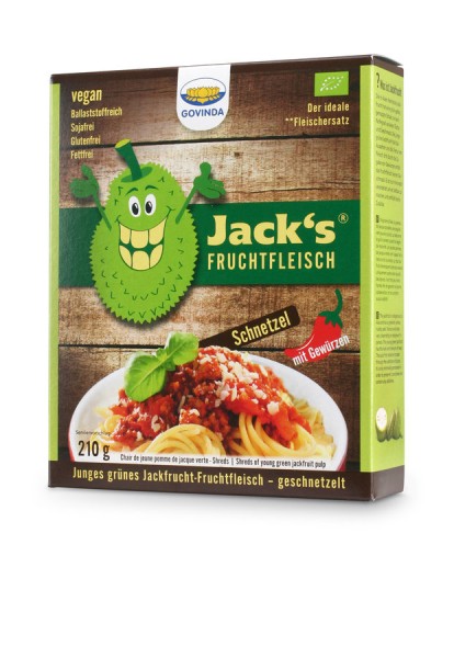 Govinda Jacks Fruchtfleisch- Jackfrucht-Fruchtfleisch Schnetzel