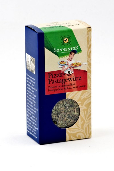 Sonnentor Pizza- und Pastagewürz bio Packung