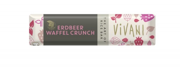 Vivani Erdbeer Waffel Crunch - mit Reisdrink