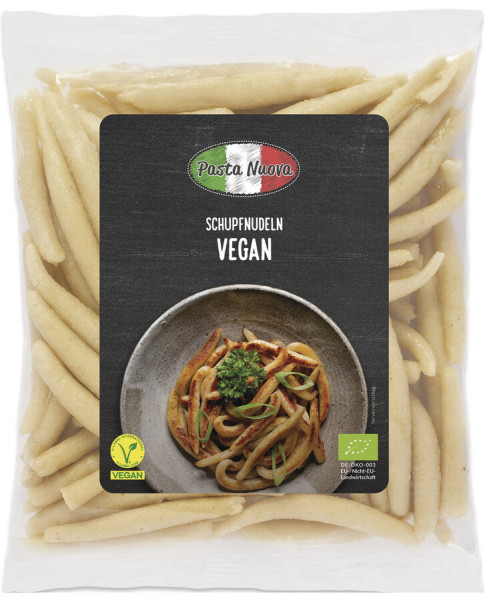 Pasta Nuova Frische vegane Schupfnudeln aus Kartoffel und Hartweizengrieß