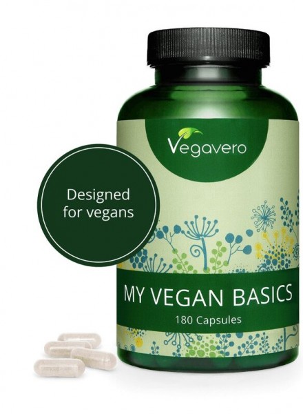 Vegavero My Vegan BASICS, 180 Kapseln