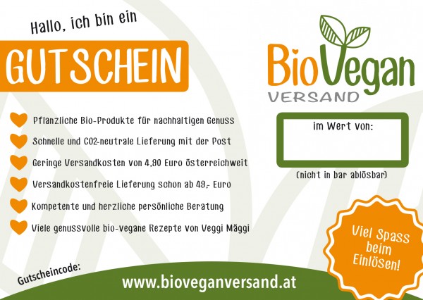Geschenk Gutschein