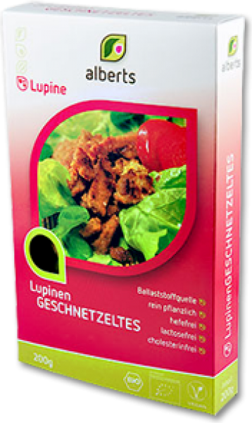 Alberts Lupinen Geschnetzeltes, 200g