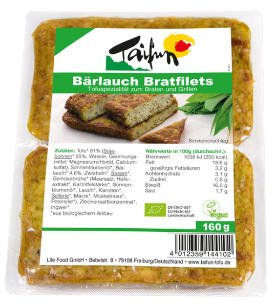 Taifun Bärlauch Bratfilets, 160 g
