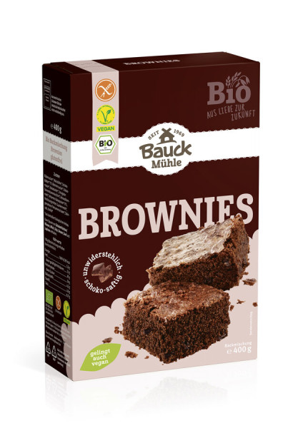 Bauck Mühle Brownies glutenfrei Bio