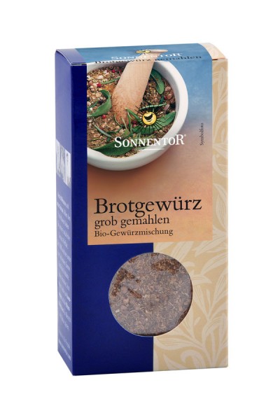 Sonnentor Brotgewürz grob gemahlen bio Packung