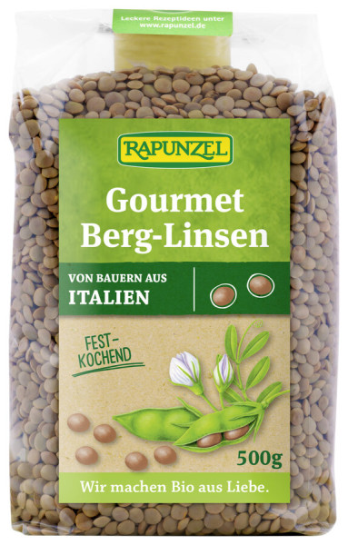 Rapunzel Gourmet Berg-Linsen braun