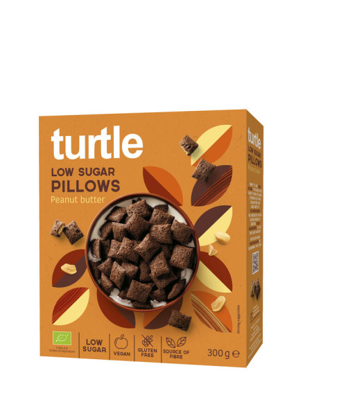 turtle Zuckerarme Knusperkissen mit Erdnussfüllung bio glutenfrei 300g