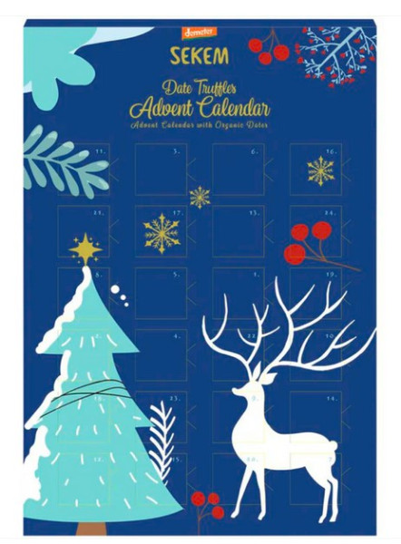 SEKEM-Adventskalender mit Dattelkonfekt Bio & Demeter, 240g