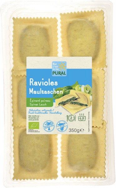 Pural Maultaschen Spinat Lauch