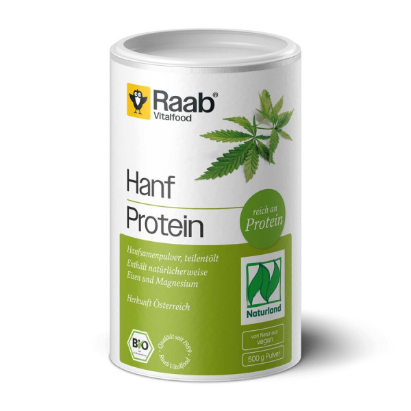 Raab Vitalfood Bio Hanfprotein Pulver Naturland
